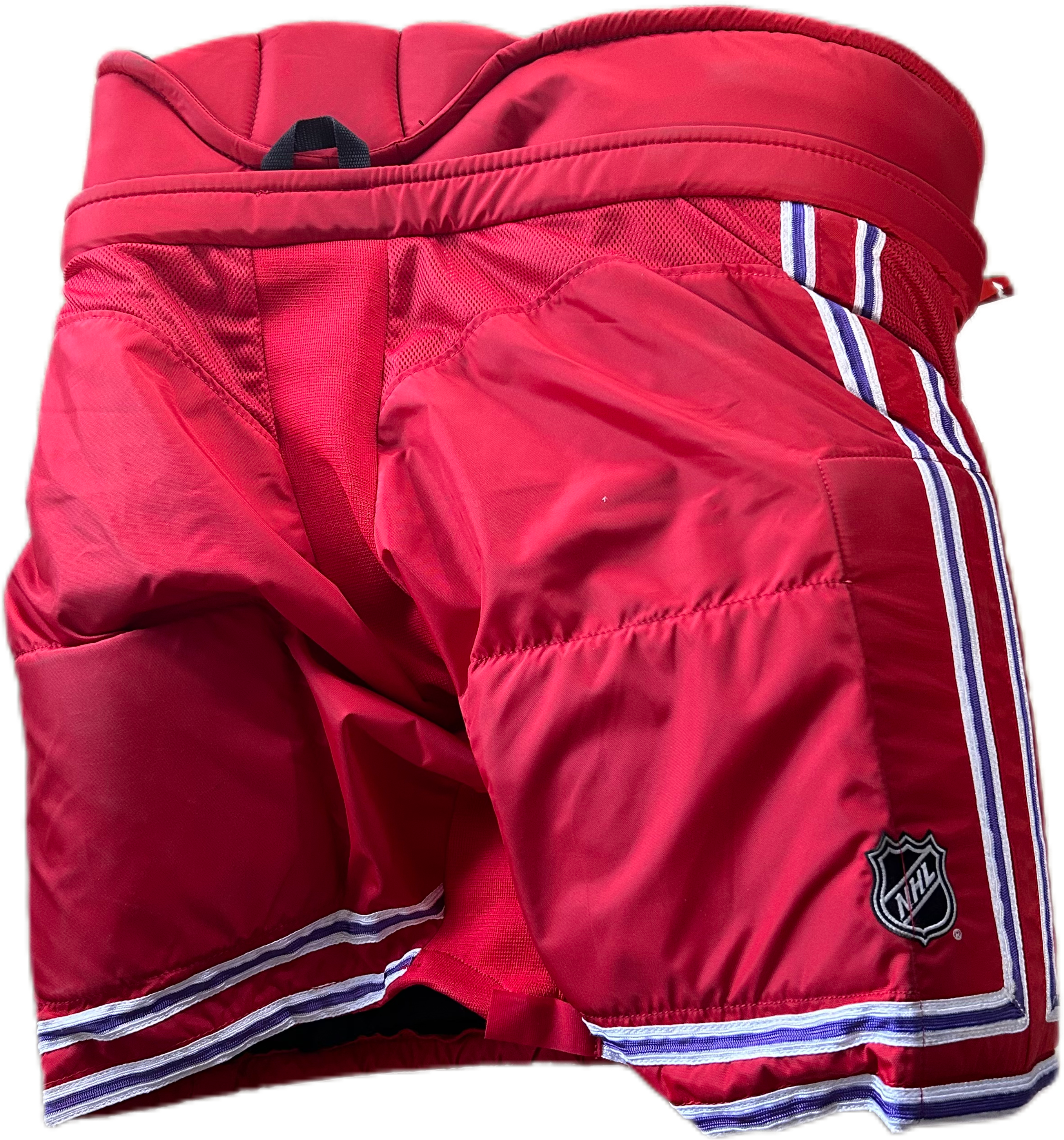 CCM HP35 - Pantalon de hockey NHL Pro Stock - Rangers de New York (rouge/bleu/blanc)